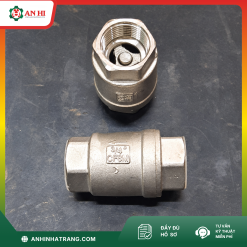 VAN 1 CHIỀU LÒ XO INOX 304 PHI 27