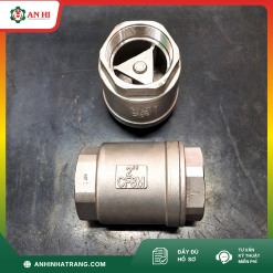 VAN 1 CHIỀU LÒ XO INOX 304 PHI 60