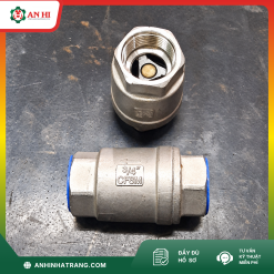 VAN 1 CHIỀU LÒ XO INOX 201 PHI 27