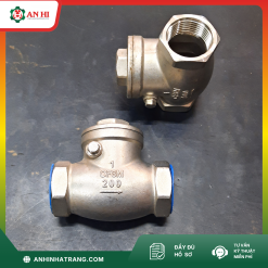 VAN 1 CHIỀU LÁ LẬT INOX 201 PHI 34