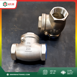 VAN 1 CHIỀU LÁ LẬT INOX 201 PHI 49
