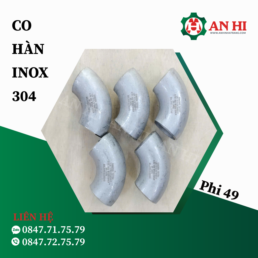 CO HÀN INOX 304 PHI 49 - An Hi
