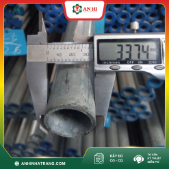 ỐNG KẼM PHI 34 DÀY 2,6MM DÀI 6 MÉT (11,89KG/CÂY)