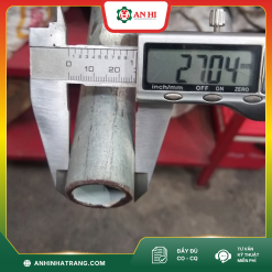 ỐNG KẼM PHI 27 DÀY 2,6MM LẺ (MÉT)