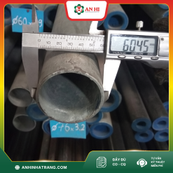 ỐNG KẼM PHI 60 DÀY 3,2MM DÀI 6 MÉT (26,85KG/CÂY)