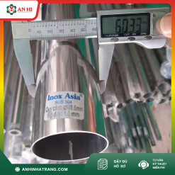 ỐNG INOX 304 TRANG TRÍ PHI 60.5 DÀY 1.5 MM