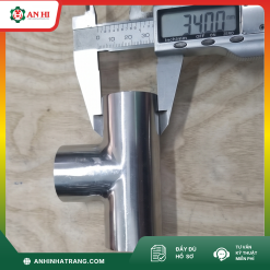 TÊ HÀN INOX VI SINH 34