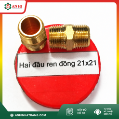 HAI ĐẦU REN ĐỒNG 21X21