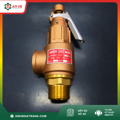 VAN AN TOÀN ĐỒNG CÓ TAY PHI 42 - HISEC/ ĐÀI LOAN (HƠI 180 ĐỘ - ÁP 2.5-10KG/CM2)