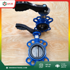 VAN BƯỚM TAY GẠT KOREA DN80 (THÂN GANG,ĐĨA INOX)