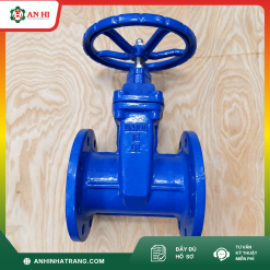 VAN CỬA GANG TY CHÌM CÁNH BỌC CAO SU NBR KOREA PN16 PHI 114