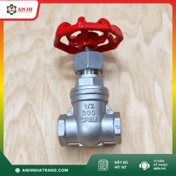VAN CỬA REN INOX 304 PHI 34