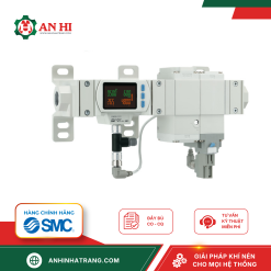 Công tắc lưu lượng kỹ thuật số + Van điện từ 3 cổng giảm áp suất dư loại AMS-X2045