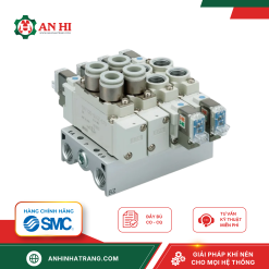 Van 3 cổng kép 4 vị trí: Thân van có cổng/Đế gắn SY7000-X701