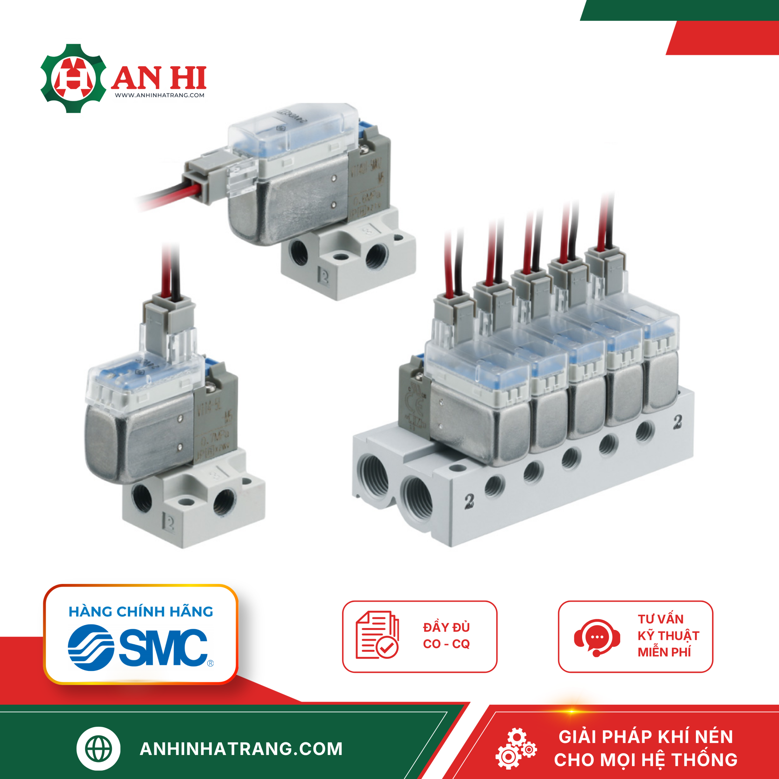 Van điện từ 3 cổng V100