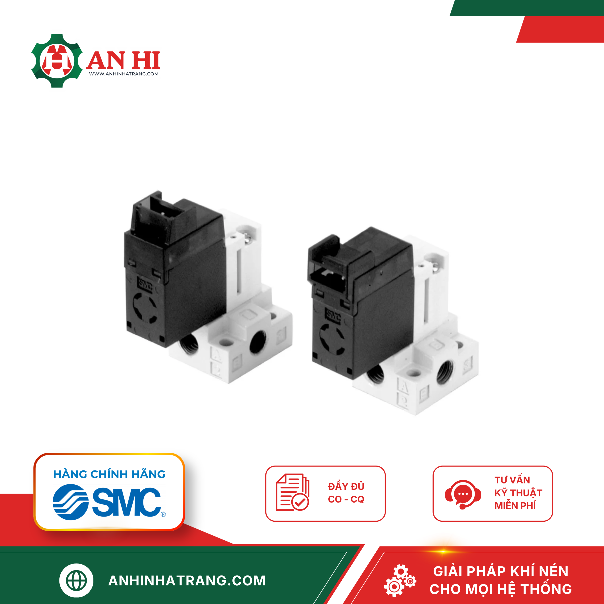 Van điện từ 3 cổng VQ100