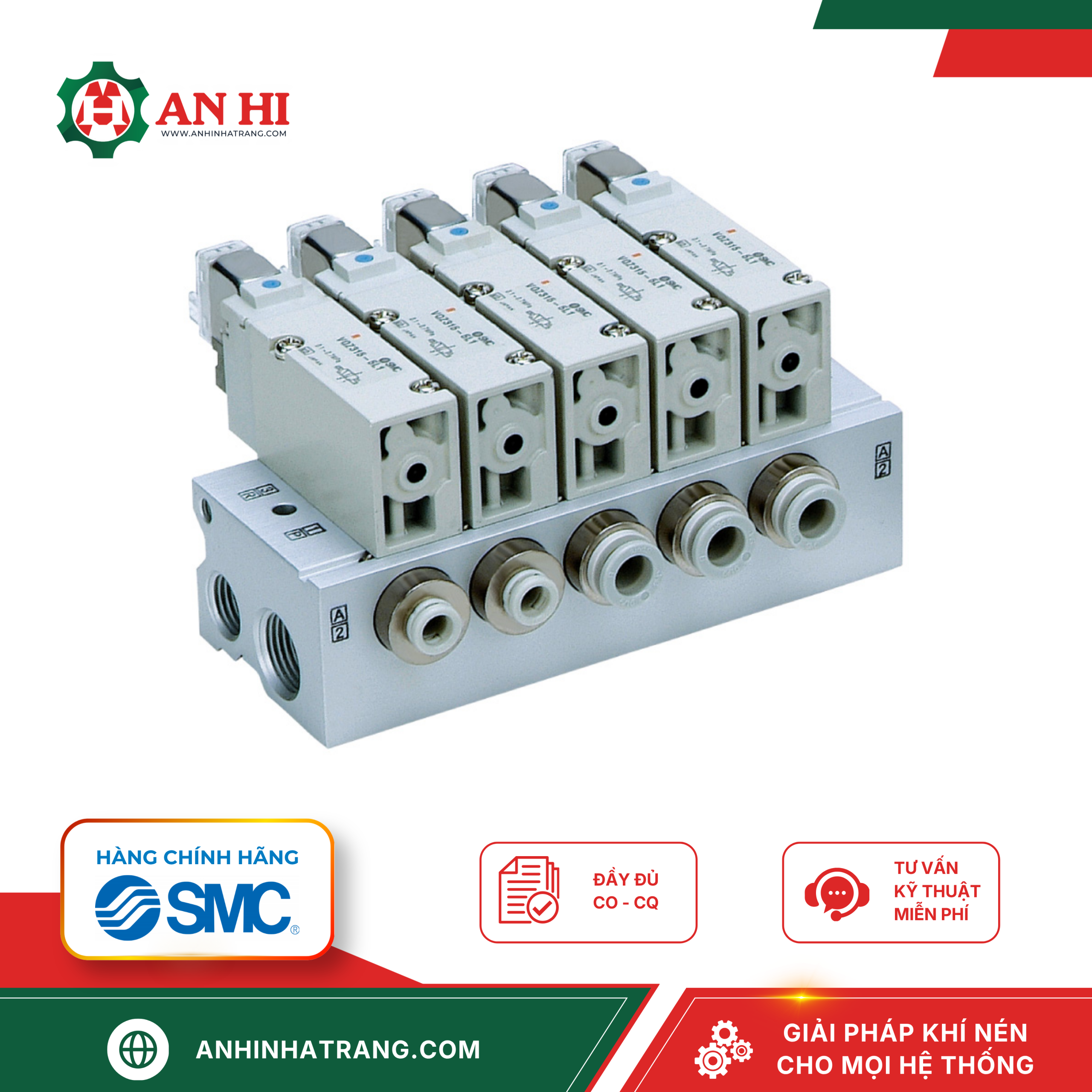 Van điện từ 3 cổng VQZ100/200/300