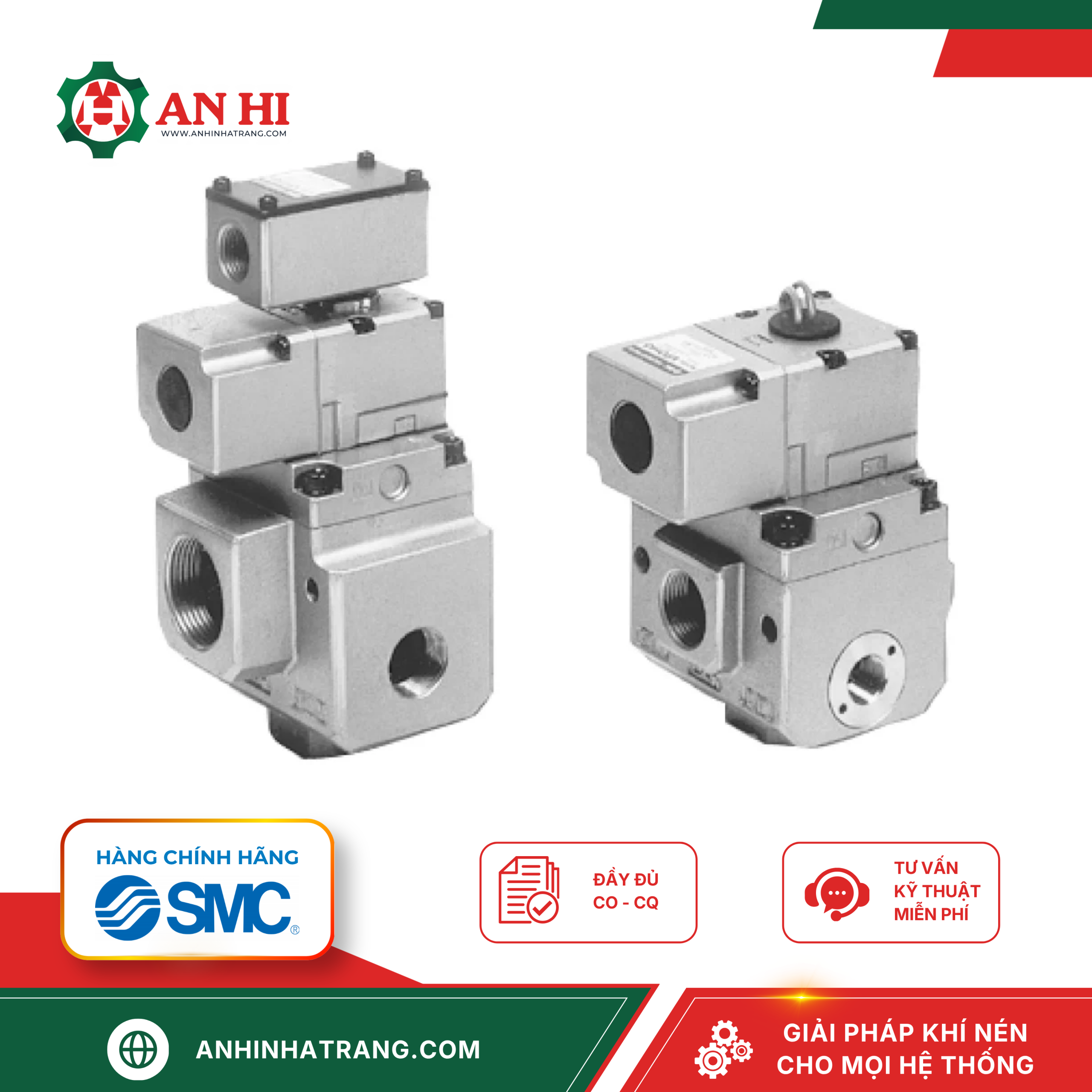 Van điện từ 3 cổng cỡ lớn VP3145/3165/3185