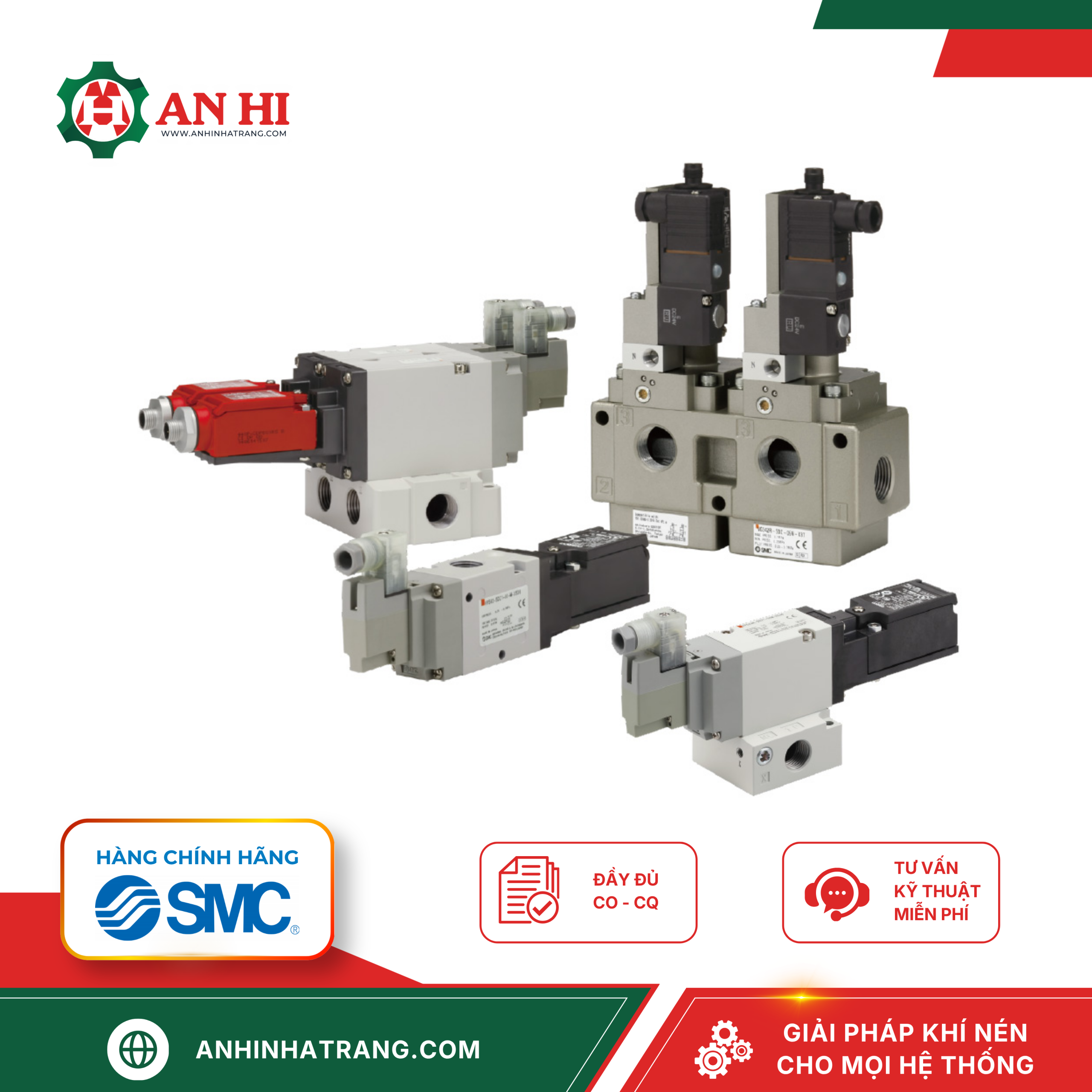 Van điện từ 3 cổng đạt chứng nhận ISO 13849-1/Van xả áp suất dư với chức năng phát hiện vị trí van chính VP/VG