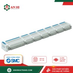 Van điện từ 5 cổng nhỏ gọn, cắm vào, tương thích với hệ thống phân phối 64 trạm JSY3000-L